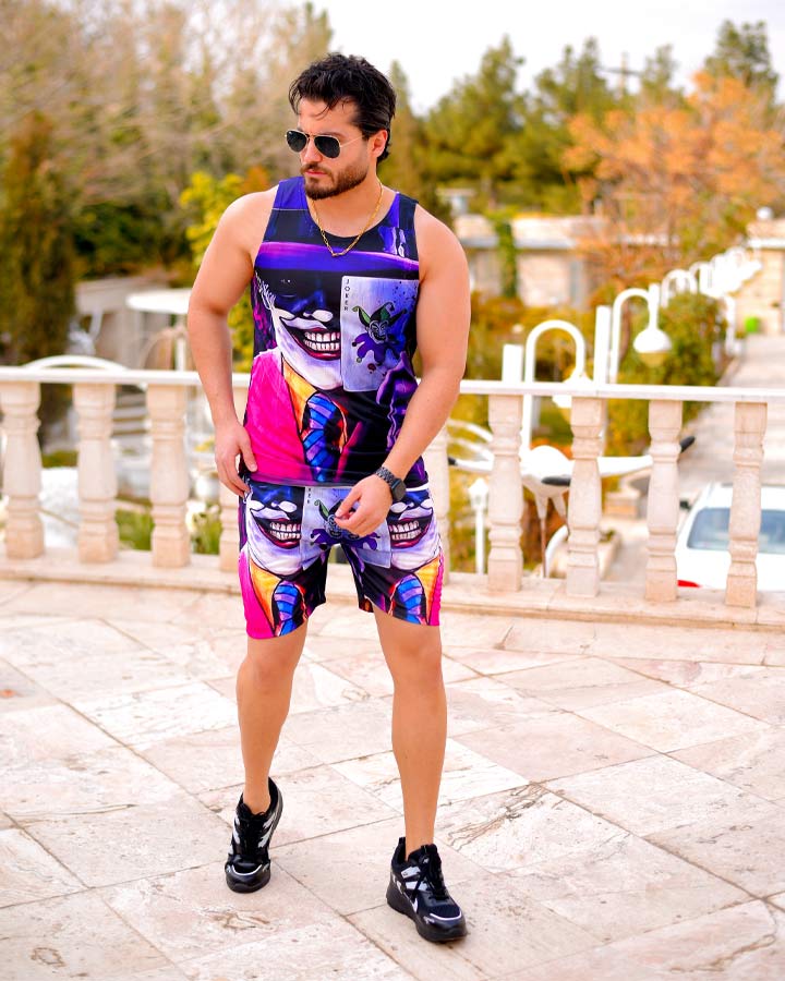 تاپ و شلوارک مدل joker کد 6274