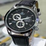 ساعت مردانه مدل EDIFICE ( صفحه مشکی سفید) کد6291